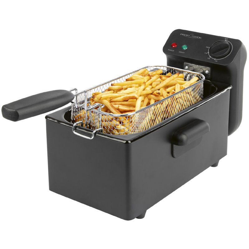 PROFI COOK friteuse PC-FR 132, technologie zone froide, 3 litres, 2000 W